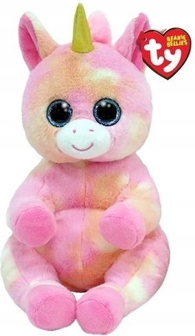 Unicorno di peluche TY rosa 24 cm