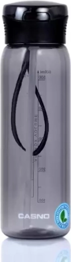 Bottiglia d’acqua Casno in tritan 600 ml grigia - 1 pezzo