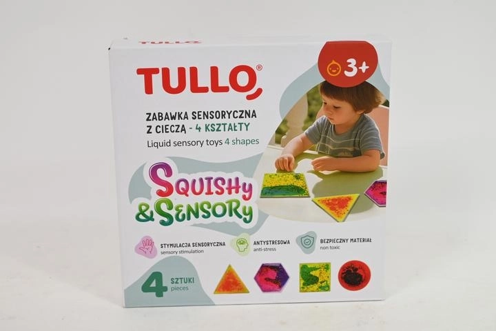 Giocattolo sensoriale antistress squishy da schiacciare con liquido (forme varie) - 1 pezzo