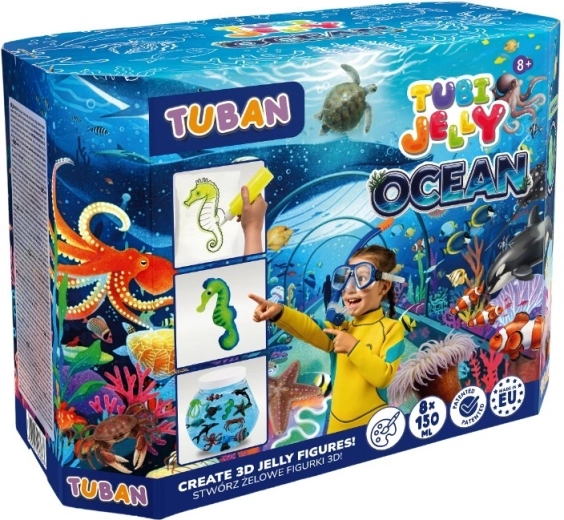 Tubi Jelly Ocean set con grande acquario (8 colori)
