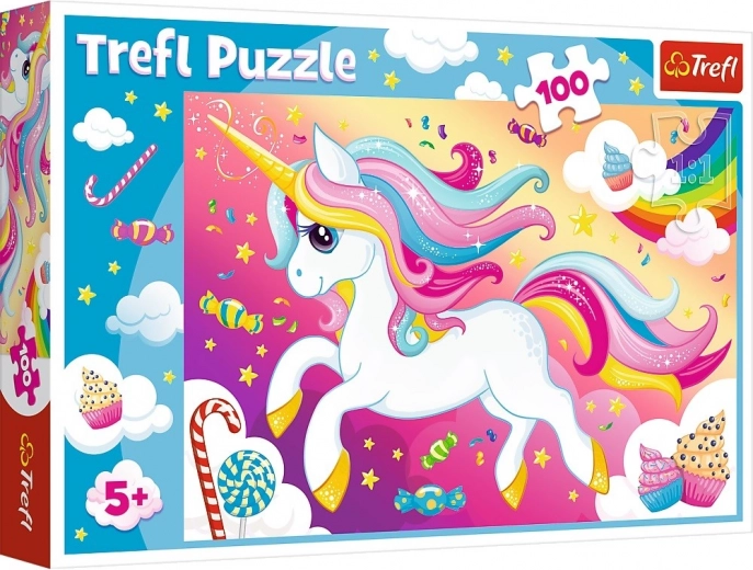 Puzzle 100 pezzi Bellissimo Unicorno Trefl