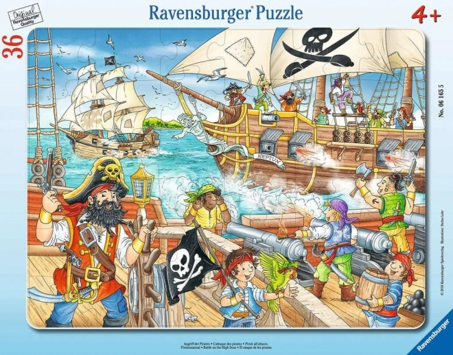 Puzzle Ravensburger Battaglia in alto mare 36 pezzi