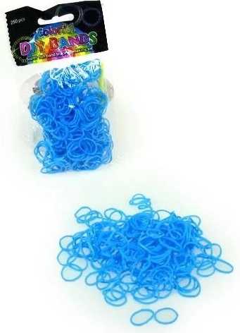 Set di 250 elastici per realizzare braccialetti – color mare
