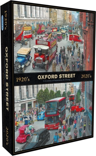 Puzzle Gibsons Oxford Street nel corso dei decenni 1000 pezzi