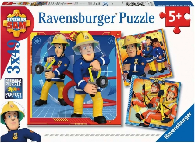 Ravensburger puzzle Sam il Pompiere in Salvataggio 3x49 pezzi