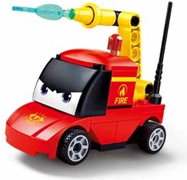 Sluban Auto a Carica con Occhi Vigili del Fuoco