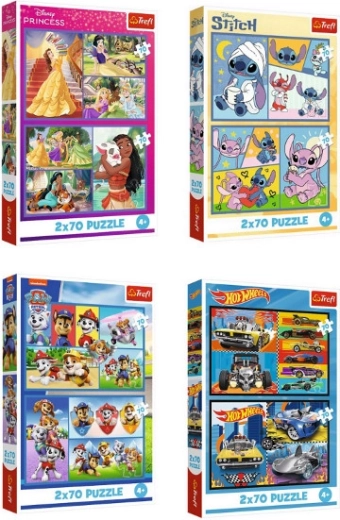 Puzzle 2×70 pezzi – motivi vari