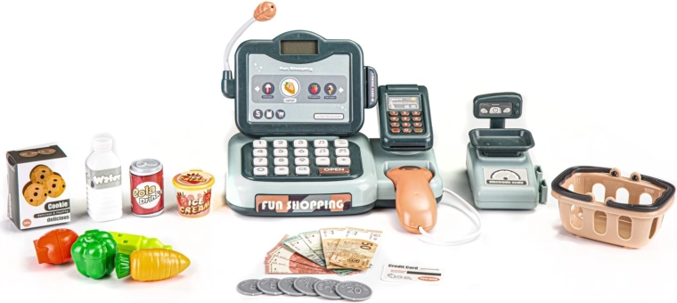 Registratore di cassa interattivo per bambini con accessori