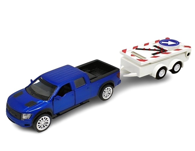 Modello in metallo pick-up Ford F-150 SVT Raptor 1:52 con luci e suoni