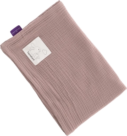 Träumeland coperta in mussola castagna 75 × 100 cm - 1 pezzo