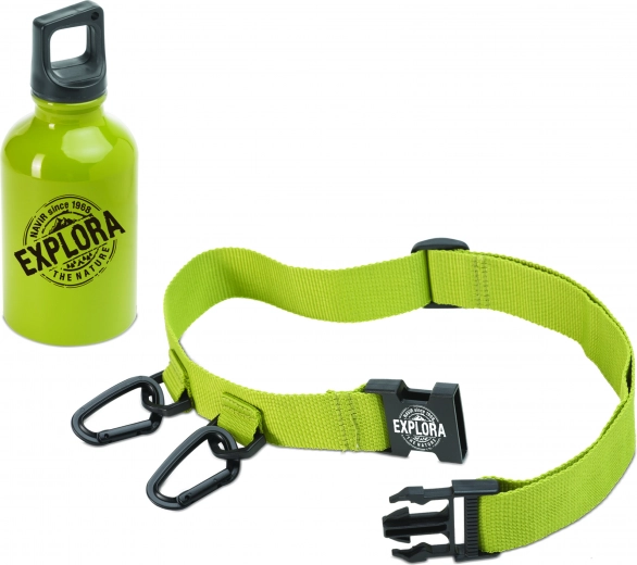 Navir Explora borraccia in alluminio con cintura