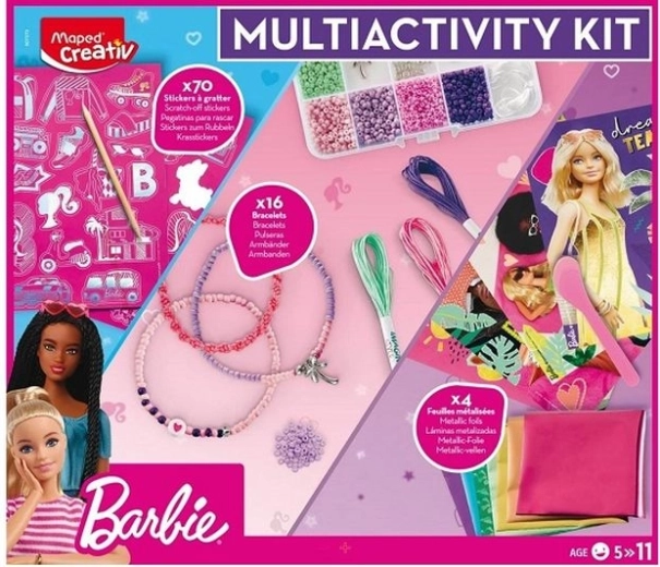 Creativ attività creative Barbie – set creativo 3 in 1