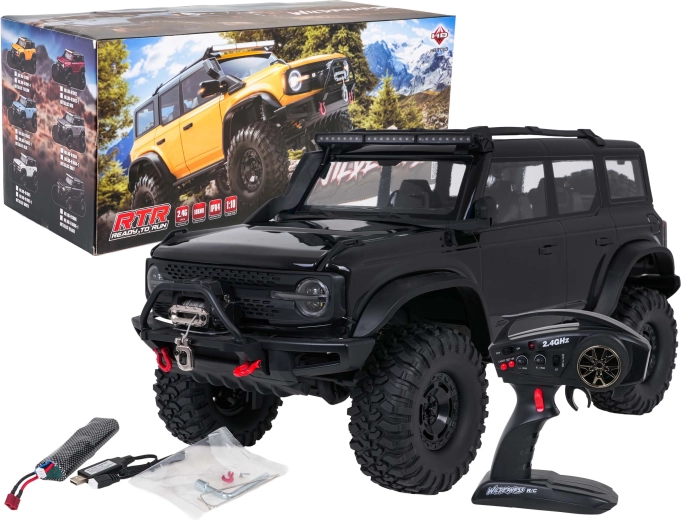 Auto fuoristrada Wilderness radiocomandata 1:10 nera