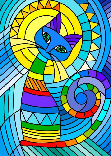 Puzzle Gatto Ornamentale 1000 pezzi ENJOY