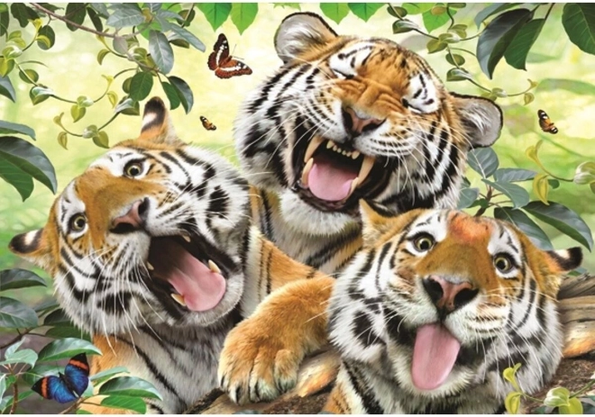 Puzzle Selfie di Tigre 260 Pezzi