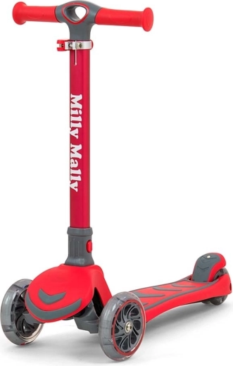 Monopattino per bambini Milly Mally Boogie Scooter rosso