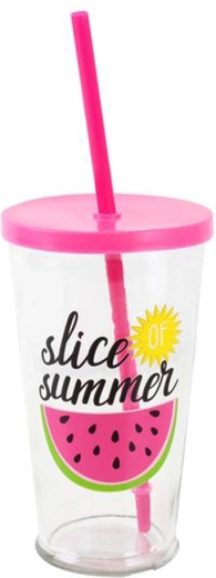 Bicchiere con cannuccia Toro Frutta 450 ml