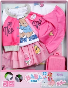 Abbigliamento da viaggio BABY born per bambole da 43 cm