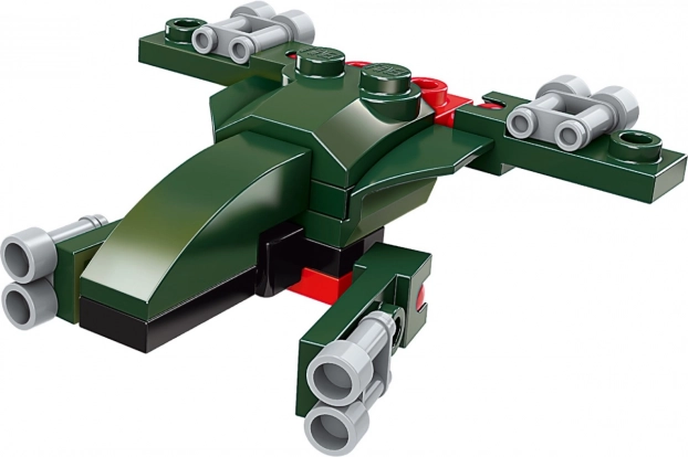 Qman Squros 3 in 1 aereo da combattimento Batwings – mini set di costruzione