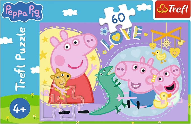 puzzle 60 pezzi maialino felice – Peppa Pig