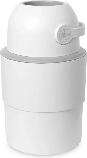 Chicco cestino telescopico per pannolini Odour Off bianco