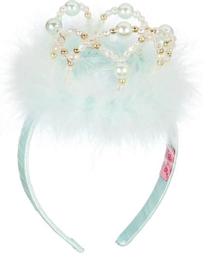 Souza! Cerchietto per capelli Alexandra con corona, verde menta chiaro