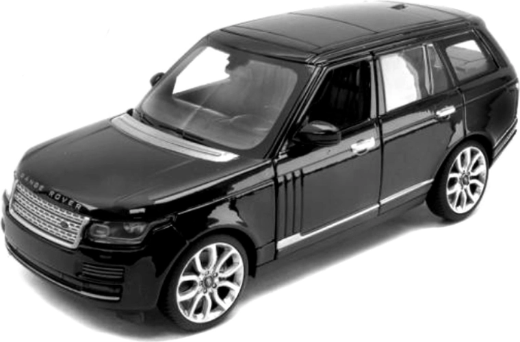 Modellino auto Range Rover Rastar 1:24 nero - 1 pezzo