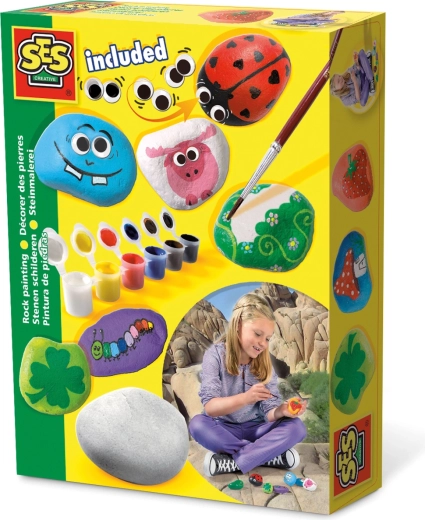 Pittura su sassi per bambini