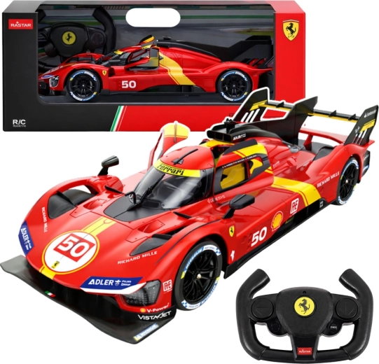 Rastar Ferrari 499P auto RC 1:24 rosso