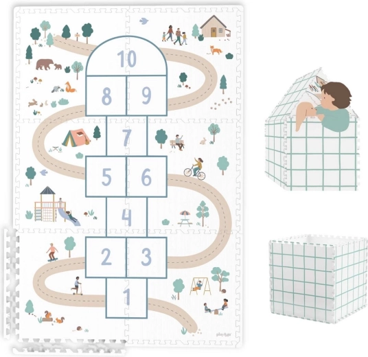 Play&Go Tiloo Eevaa tappetino da gioco e casetta hopscotch