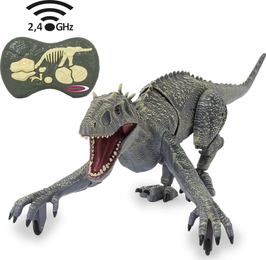 Dinosauro radiocomandato JAMARA Exoraptor grigio