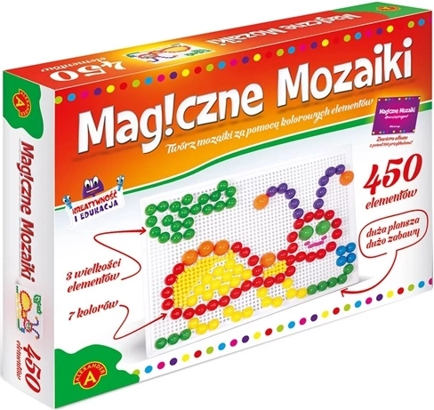 Mosaici Magici – set creativo educativo 450 pz
