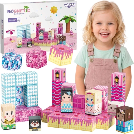 Woopie cubi magnetici – cubetti magnetici 3D 59 pz