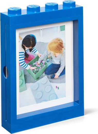 Cornice fotografica Lego blu