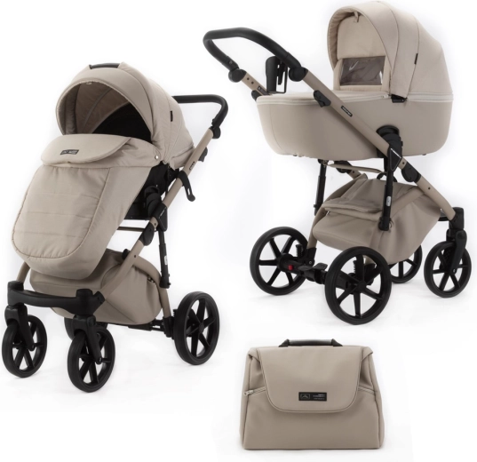 Passeggino combinato Adamex Nola Natura Vanilla 2 in 1