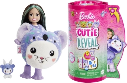 Barbie Cutie Reveal Chelsea coniglio e koala – bambola trasformabile con sorprese