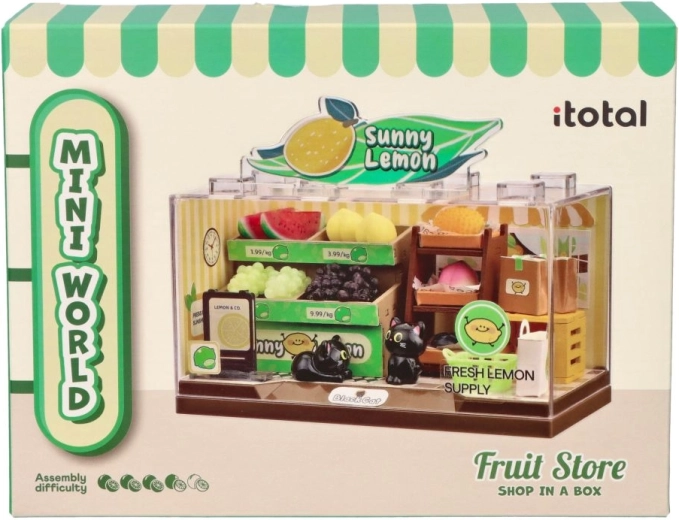 i-Total miniatura fai-da-te di fruttivendolo da assemblare