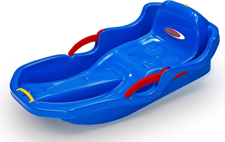 Snow Play Bob Comfort 80 cm blu con freni manuali - 1 pezzo