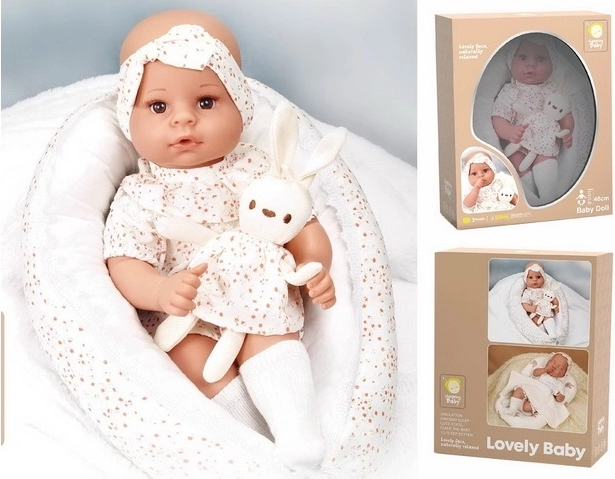 Bambola bebè Bobas Madej 45 cm
