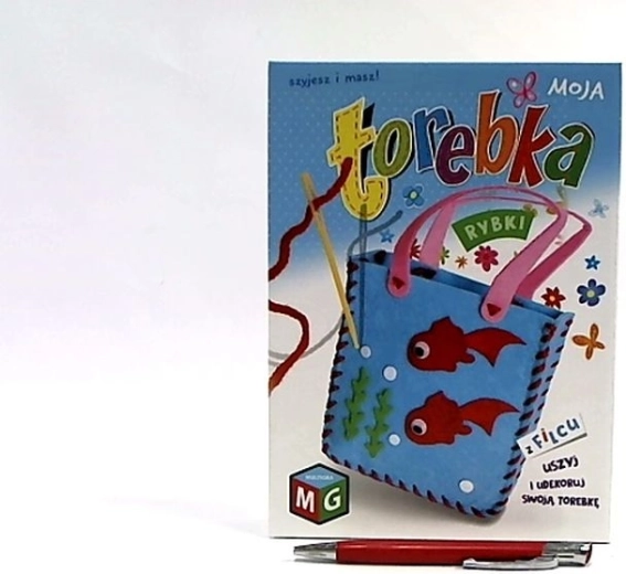 Moja Torebka borsetta in feltro pesciolini