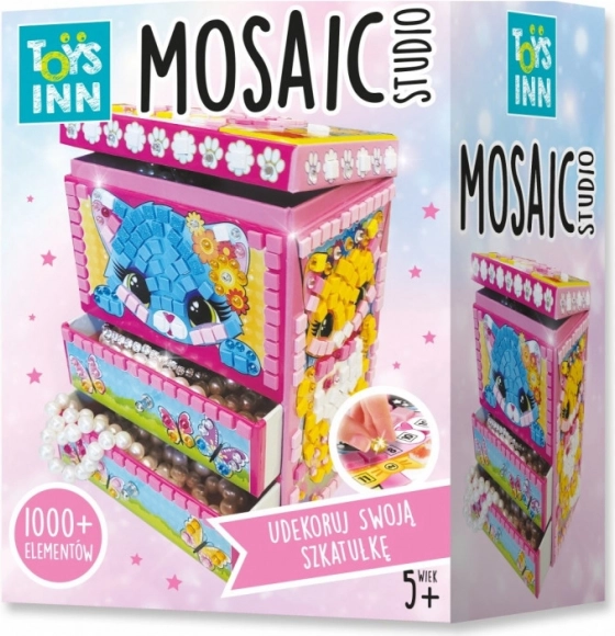 Set creativo Casket Mosaic Cat