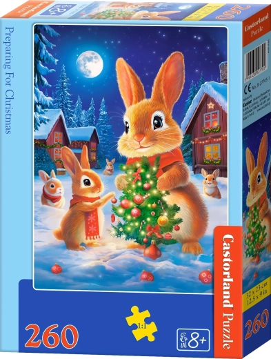Puzzle Castorland Preparazione per Natale, 260 pezzi