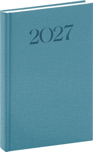 Agenda giornaliera Notique Biella 2027 blu 15 × 21 cm