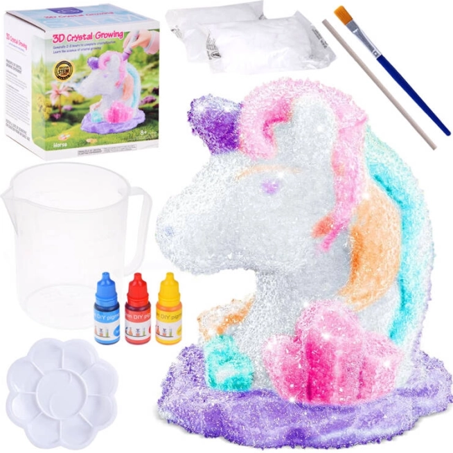 Set per la crescita dei cristalli Unicorno
