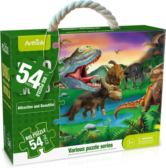 Maxi puzzle con dinosauri, 54 pezzi