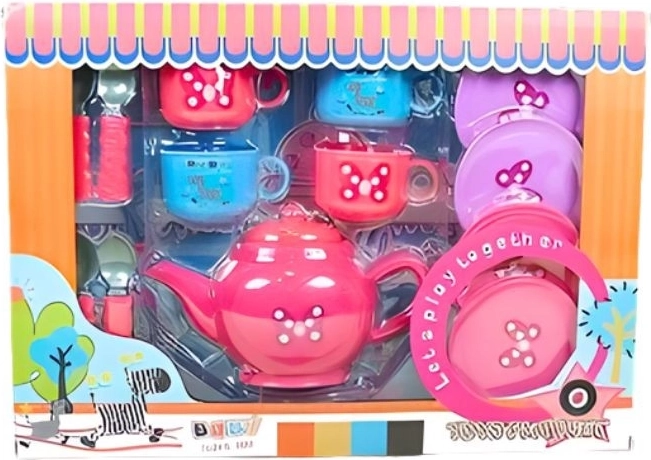 Set da tè in plastica per bambini