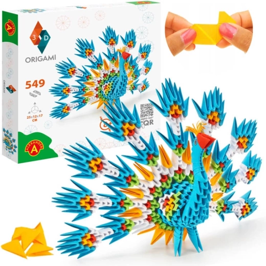 Origami 3D Pavone Creativo di Alexander