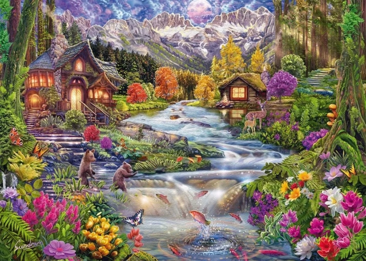 Puzzle Torrente Montano 2000 pezzi