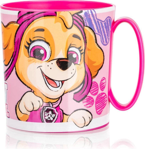 Tazza in plastica per bambini Paw Patrol Skye 350 ml rosa