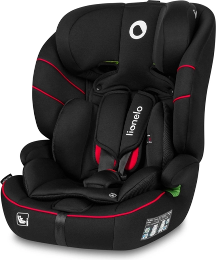 Seggiolino auto LIONELO Levi i-Size 76–150 cm – Sporty Black